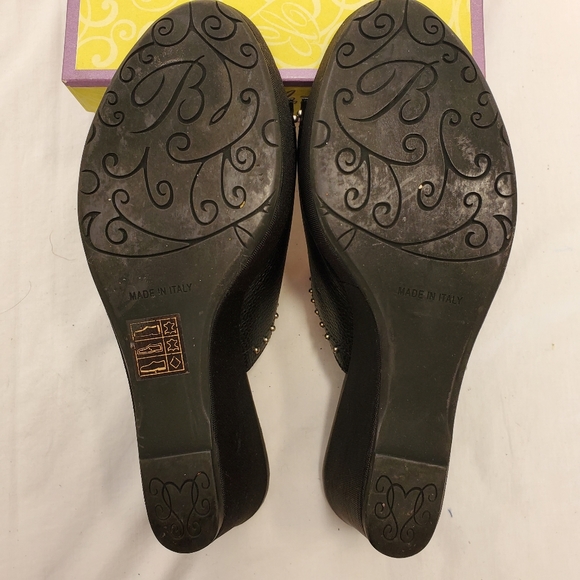 Brighton black open back shoes - Picture 5 of 7